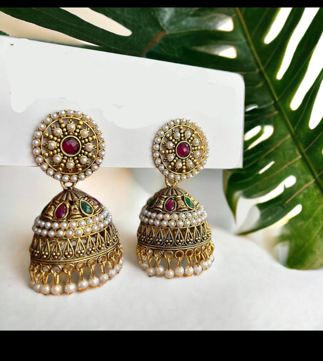 Traditional Wear Designer Zumkha Earrings Wholesale Shop In Surat